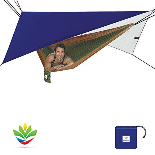 Hammock Bliss All Purpose Waterproof Shelter - Waterproof Tent Tarp, Rain Fly and Hammock Shelter to Cover Your Hammock & Your Gear – Make Hammock Camping A Rain Free and Dry Experience - Image 1