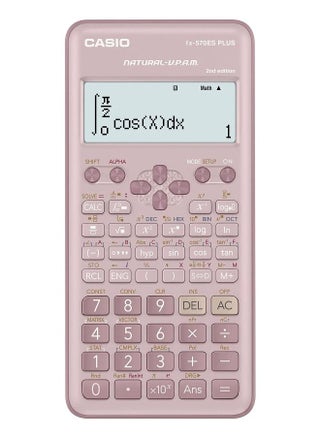 آلات حاسبة علمية قياسية من كاسيو غير قابلة للبرمجة 10 + 2 رقم 417 وظيفة لون وردي FX-570ESPLUS2PKWDT - pzsku/Z8D11BD7DAF24F84F5132Z/45/_/1660823577/38298ba6-4bc0-4f5f-8d7d-cd4e0132910b