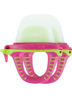 teetherpop Fillable Freezable Baby Feeder For Breast Milk Fine Purees Smoothies And More (Pinklimon 2 Count)  - Image 1