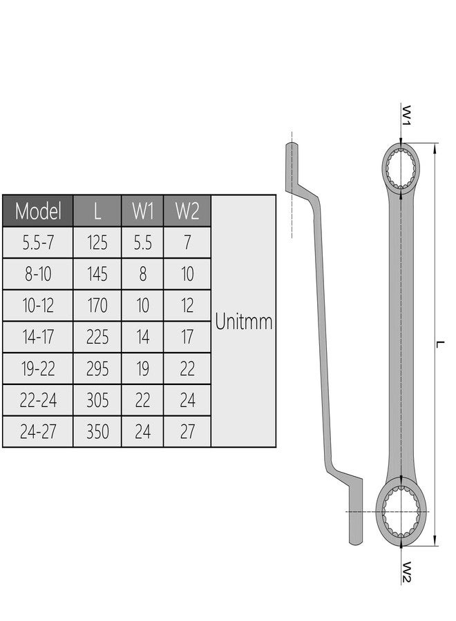 اتول مارت مفتاح توركس صندوقي من يوتول مارت، مقاس 24 مم × 27 مم، متري، 12 نقطة، طرف صندوقي مزدوج بإزاحة، طول 350 مم، أداة إصلاح للسيارات والمنازل، مطلي بالكروم، Cr-V - Image 5
