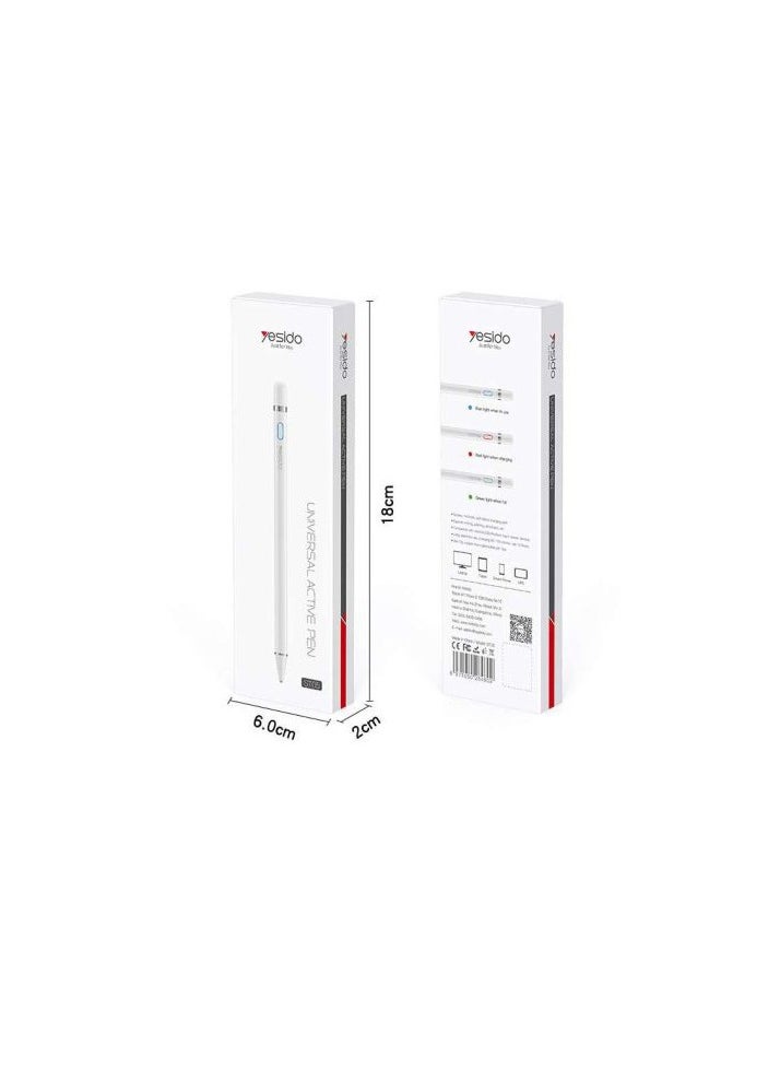 Yesido yesido Universal Active Pen ST05 Yesido Battery 140MAH With Micro Charging Port Support Writing Paintinh Shorthand Etc  - Image 3