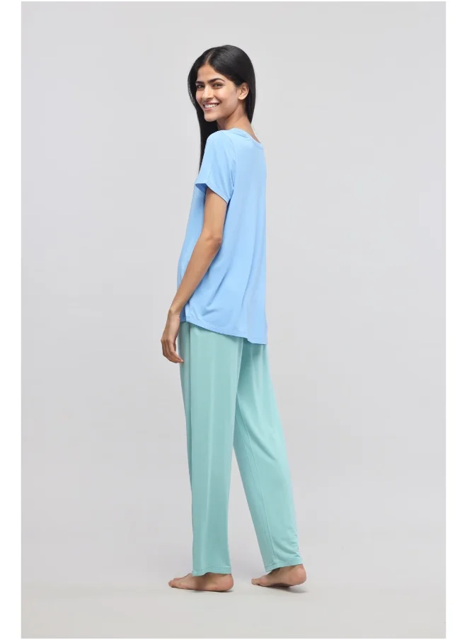 نسيسيرا Aqua Straight Pajama Set