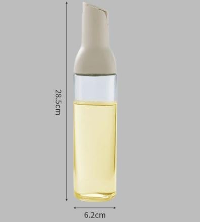 SOLEGLOW Auto Flip Glass Oil Dispenser 500ml Leakproof Bottle for Olive Oil Vinegar Soy Sauce More Ideal for Cooking Kitchen Use - Image 3