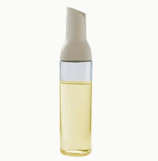 SOLEGLOW Auto Flip Glass Oil Dispenser 500ml Leakproof Bottle for Olive Oil Vinegar Soy Sauce More Ideal for Cooking Kitchen Use - Image 1