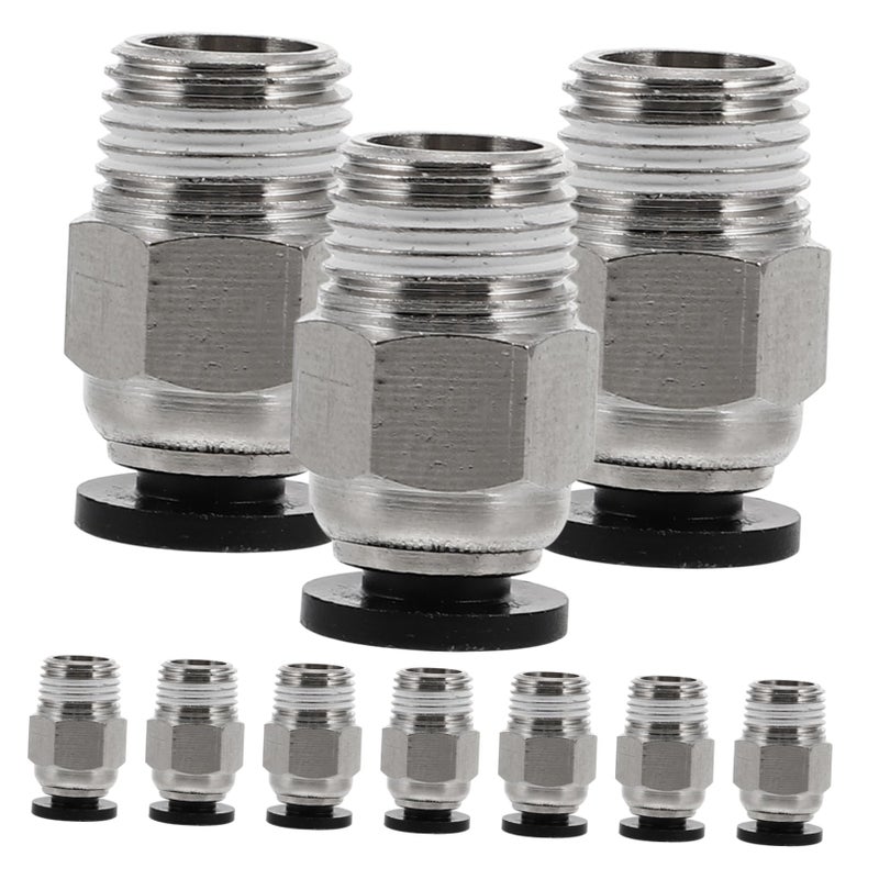 Quick Release Pneumatic Push Connectors 10pcs Set For Air Tools And Systems - Image 2