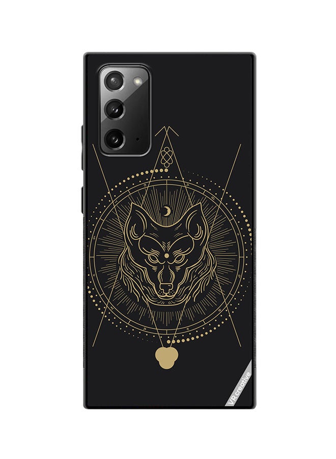 VR CREATIVE Protective Case Cover For Samsung Galaxy Note20 5G Wolf Totem Design Multicolour - Image 1