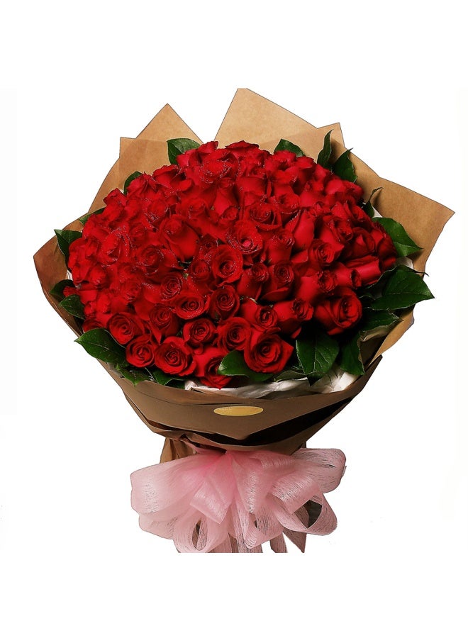 Carmel Flowers Red Infinity Bunch - Image 1