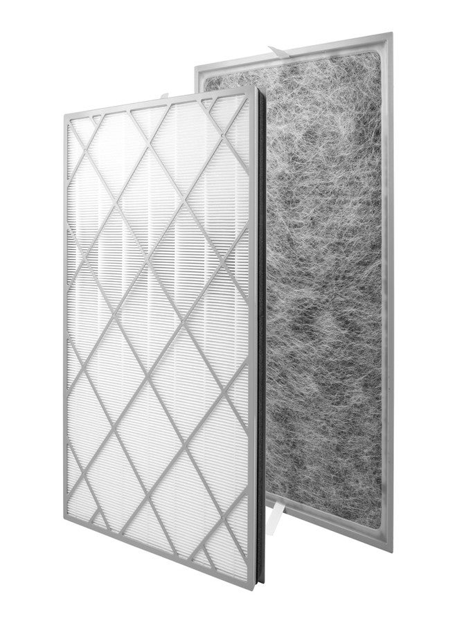 جود تو يو فلتر بديل لجهاز تنقية الهواء HEPA HE6FKPET، متوافق مع أجهزة تنقية الهواء Shark HE6FKPET HE601 HE602 ذات 6 مراوح، فلتر كربون نشط عالي الكفاءة 2 في 1، عبوة واحدة - Image 1