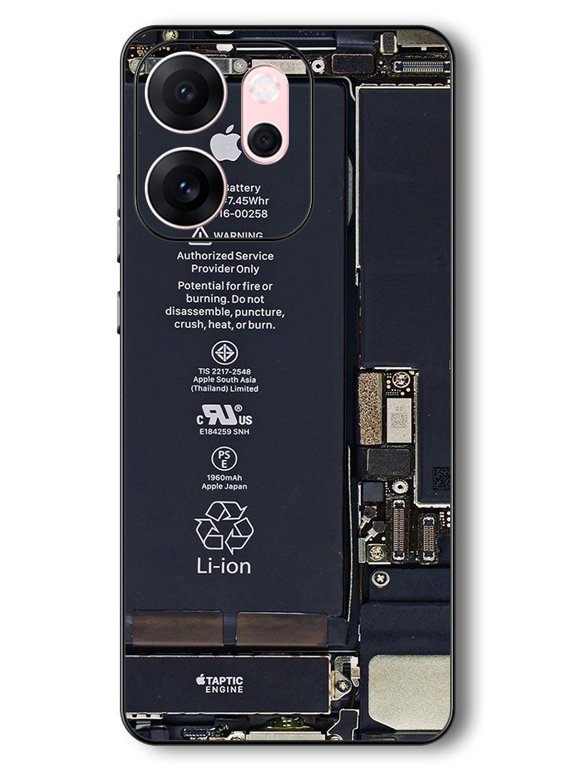 Theodor Case Compatible with Oppo Reno 14 F 6.57 Inch Protection Shockproof Bumper Cover Phone Inside - Image 1