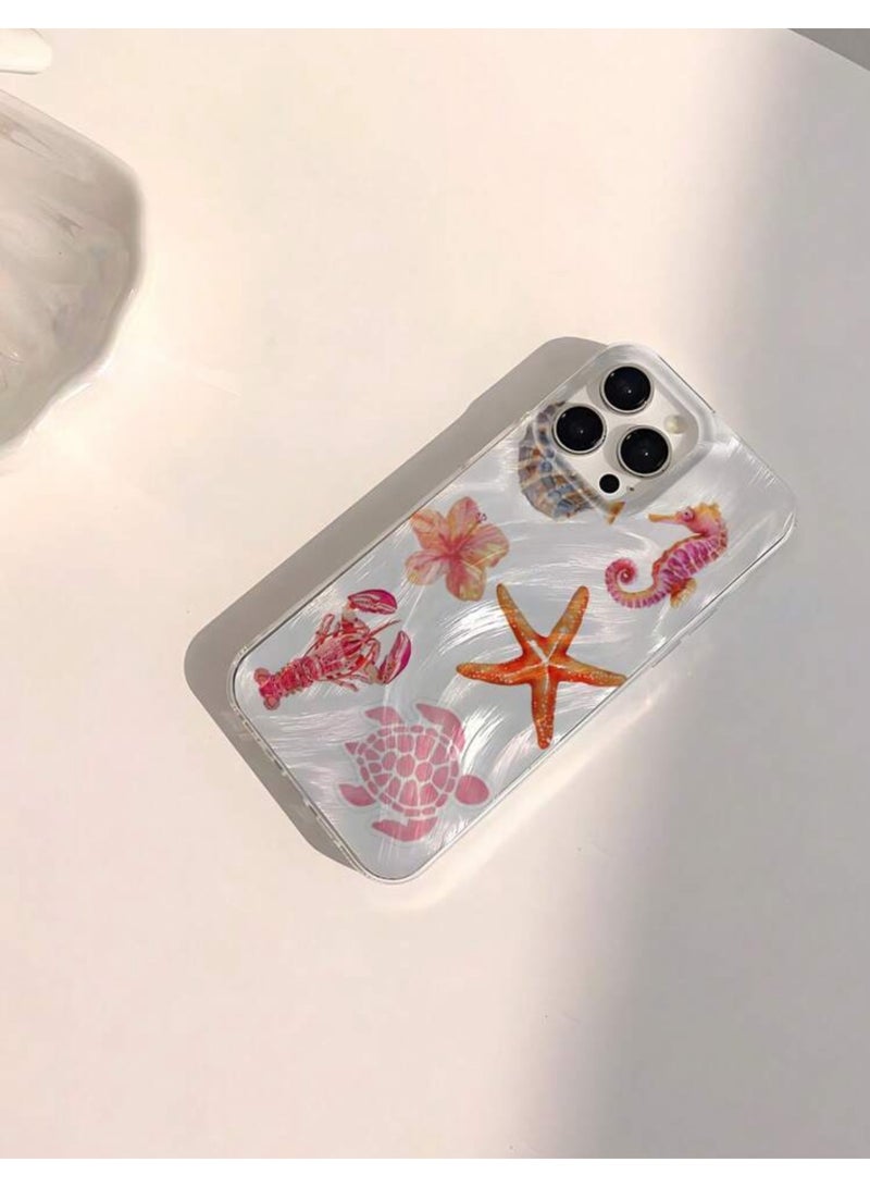 Elegance Iphone Case Cover For Iphone 14 Pro Anti-Slip With Amazing Marine Design - Image 2