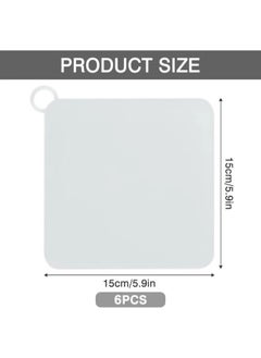 HaHaHai 6 Pcs Shower Drain Covers, Cockroach Proof Drain Covers, Bathtub Stops Floor Odor Mats for Kitchen, Bathroom, Toilet and Laundry Room  - Image 3