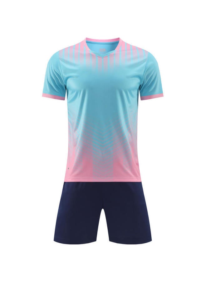 Sports Quick-drying Suit Children's Adult Football Clothes Youth Training Football Clothes Suit Printing Printed Breathable