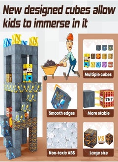 Zeemey Magnetic Blocks-Build Mine Magnet World Sword Edition Mine Sword Caverns Magnet Classroom Must Haves Toddler Toys for Boys & Girls Age 3-4 4-5 6-8, Sensory Montessori Toys for Kids for 3+  - Image 4