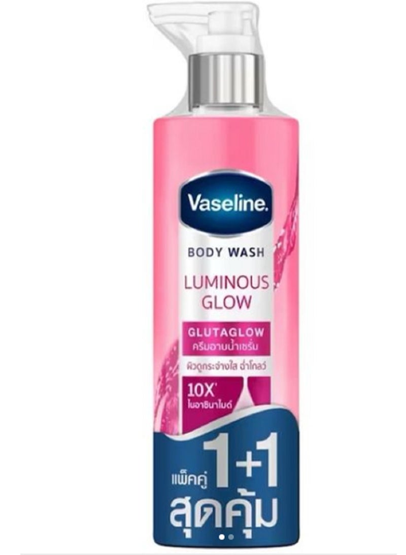 فازلين غسول الجسم فازلين المتوهج بالجلوتاجلو