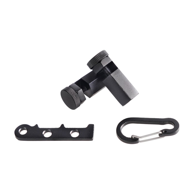 Tall Stair Gauges for Framing Square with Holder Carabiner Stair guages Knobs Tool for Circular Saw Metal Stair Stringer Layout Tool for Carpentry Squares Stair Rafter Gauge Clamps - Image 2