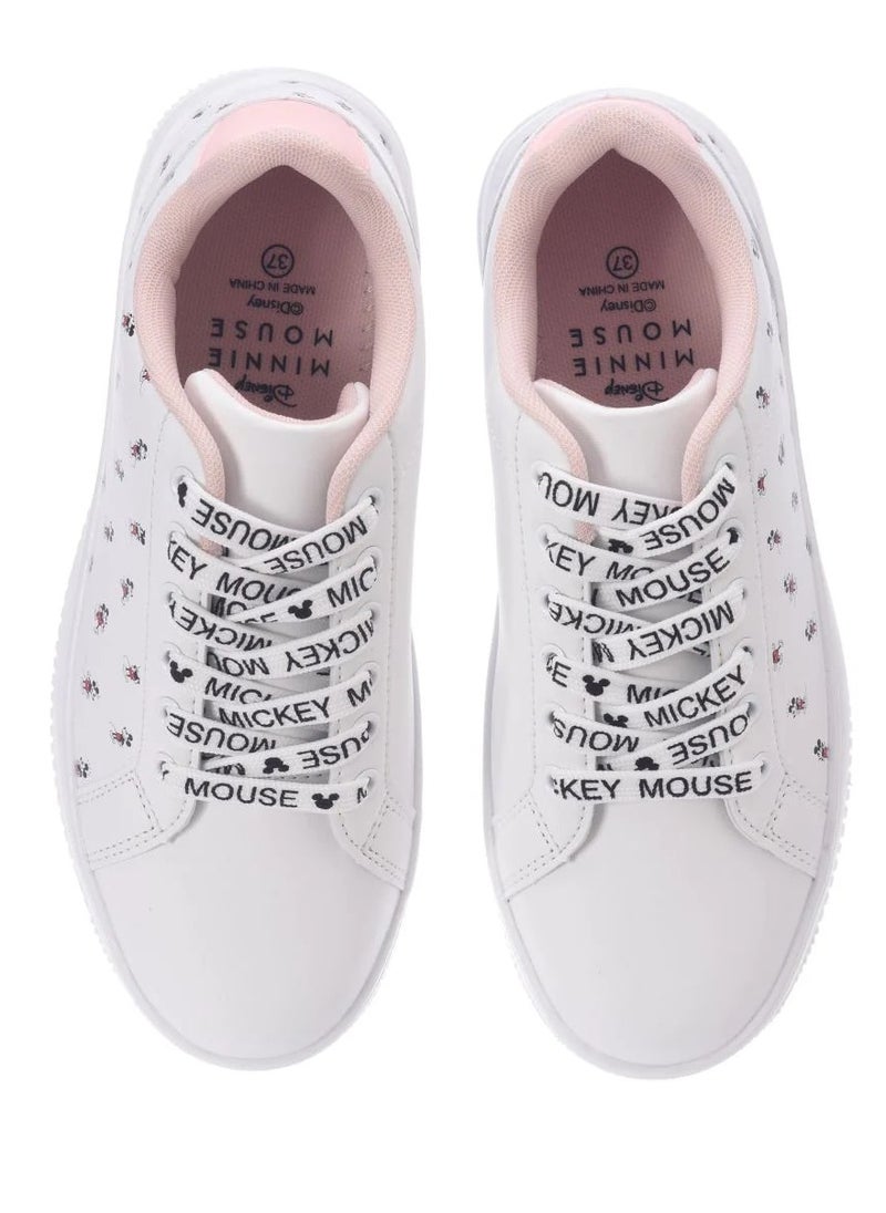 Disney - Disney Mickey Mouse Sneaker Shoes For Women - White - Image 1
