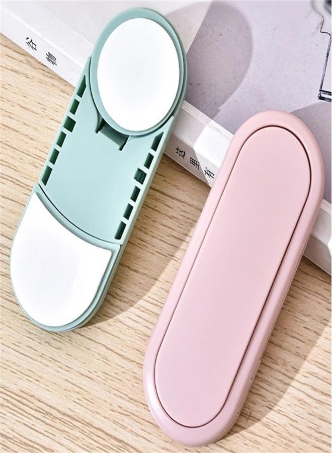 Prostuff.in® Child Locks for Cabinets 360 Rotatable Safety Door Latches No Drilling Adhesive Refrigerator Child Proof Anti Pinch Hand Invisible Opposite Door Wardrobe Lock Multicolor 4 pcs - Image 3