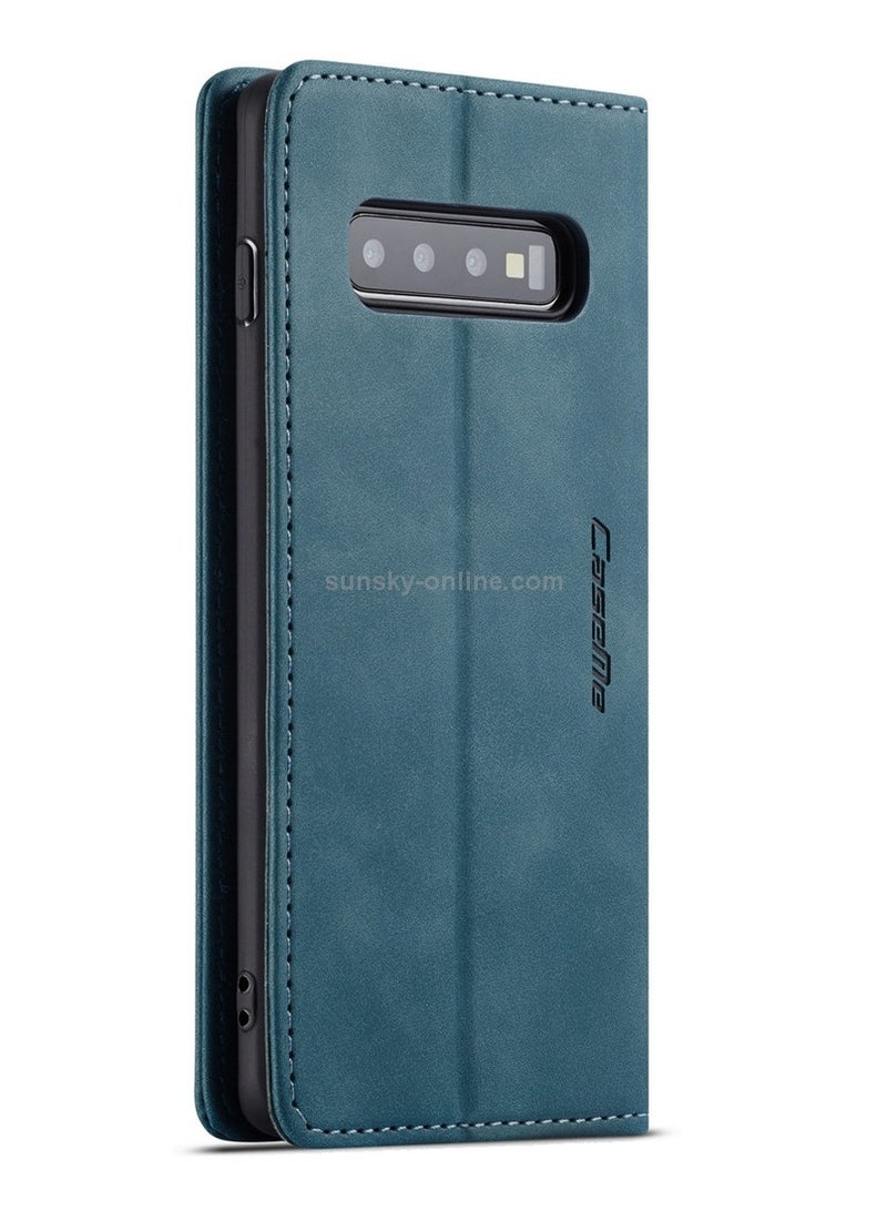 CaseMe Samsung Galaxy S10 5G Case Wallet, for Samsung Galaxy S10 5G Wallet Case Book Folding Flip Folio Case with Magnetic Kickstand Card Slots Protective Cover - Green - Image 3