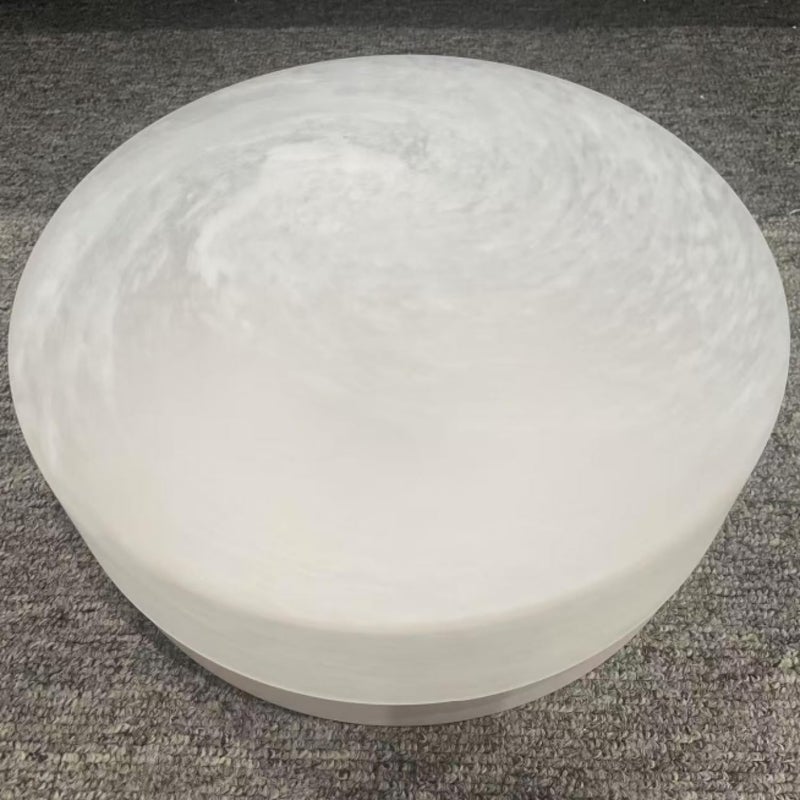 مصباح سقف LED بحجم 12 بوصة، قوة 24 واط، مثبت بطريقة متساوية مع السطح (Flush Mount)، بتصميم دائري ومنخفض الارتفاع، لغرف النوم وغرف المعيشة وغرف الطعام، باللون الأبيض. - Image 4