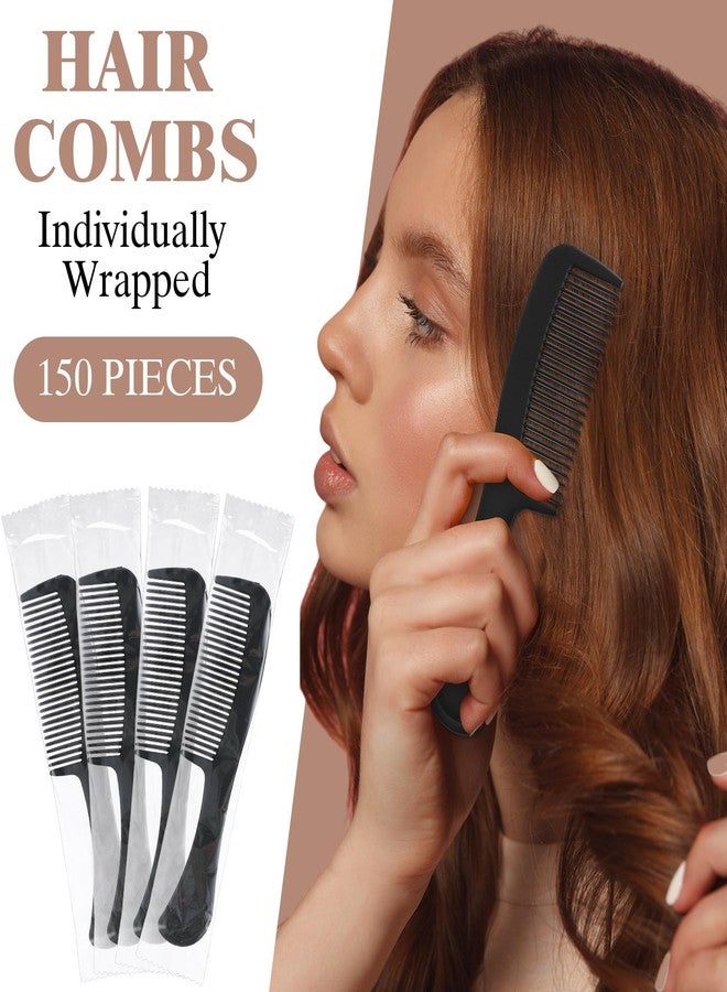Layhit 150 Pack Disposable Combs in Bulk Individually Wrapped Plastic Hair Comb Set Travel Pocket Comb Fine Dressing Sturdy Styling Haircomb for Homeless, Shelter, Nursing, Hotel, Home, Charity Church - Image 4