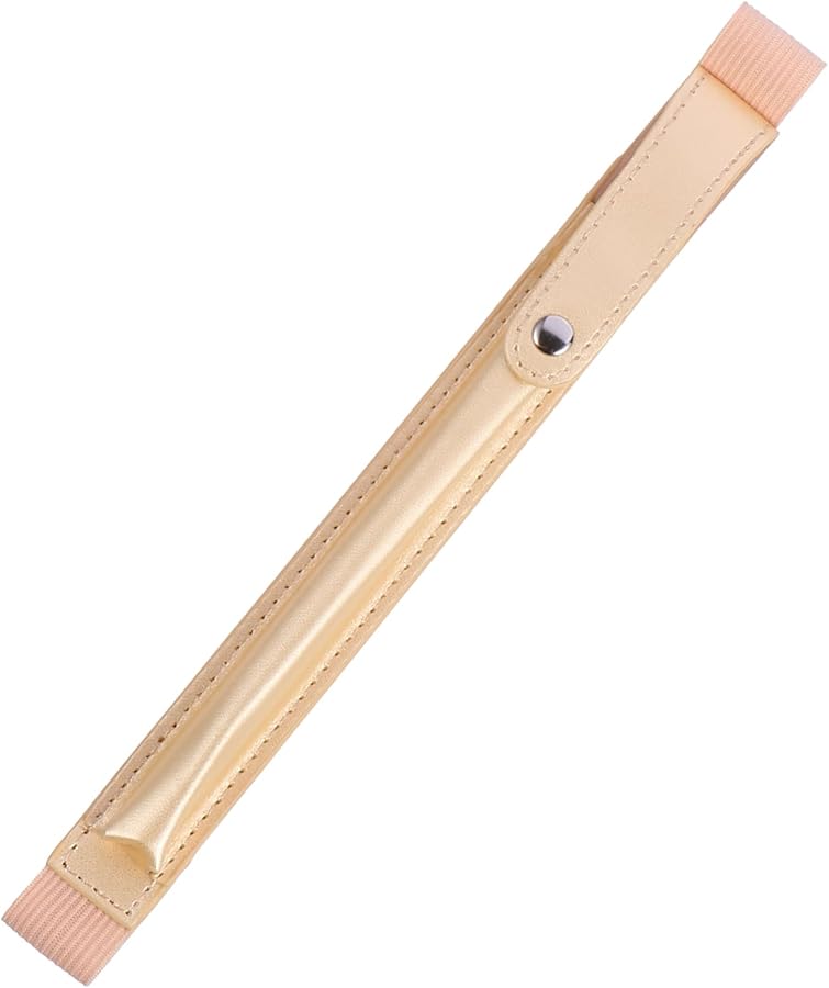 Golden Leather Stylus Pen Cover For Apple Pencil Protects Against Scratches Drops - Image 1
