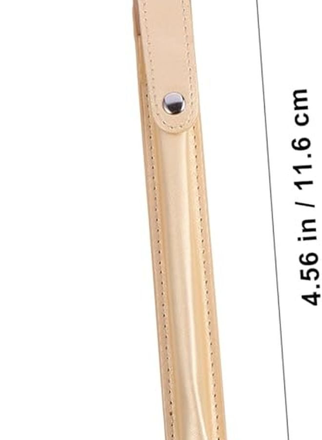 Golden Leather Stylus Pen Cover For Apple Pencil Protects Against Scratches Drops - Image 3