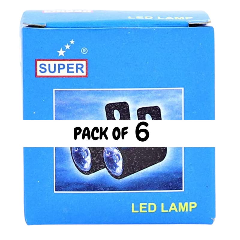 Super Fancy Strobe Brake Flashing WHITE LED Light for automobiles - 2891 (PACK OF 6) - Image 2