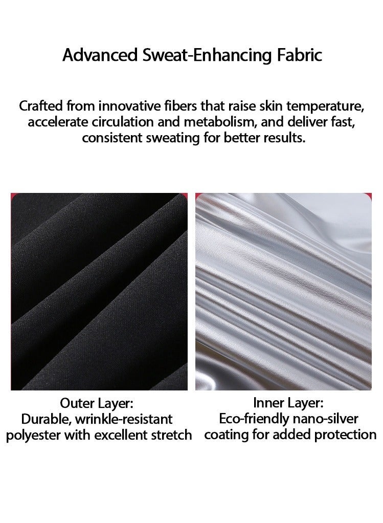 جي آر كيه سي بدلة ساونا للتعرق للنساء | بأكمام طويلة + بنطال | احرقي المزيد وتعرّقي أكثر - Image 2