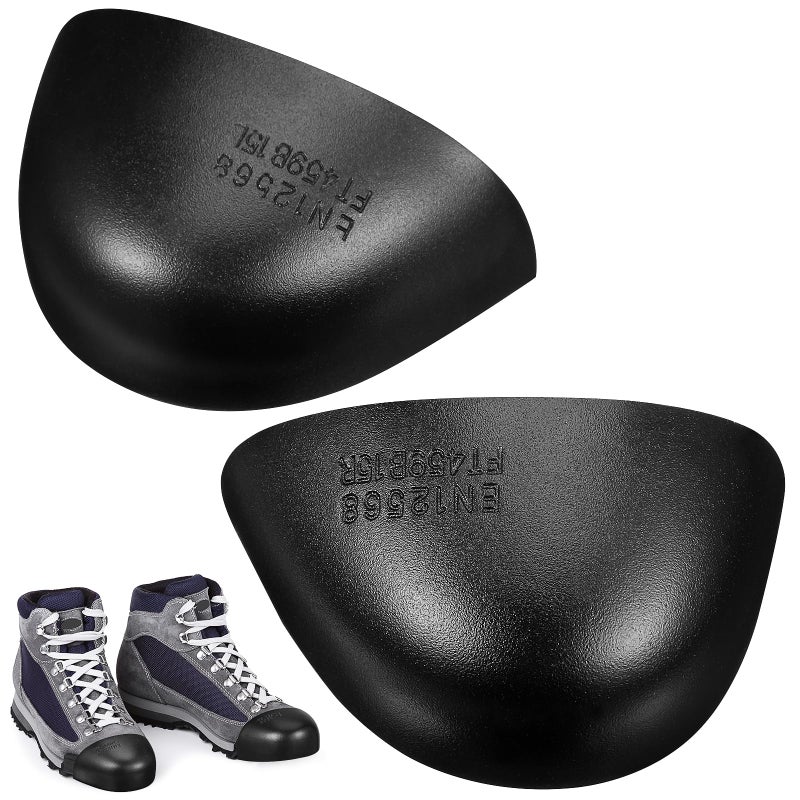 Veemoon 1 Pair Steel Toe Inserts Guard Cover Safety Work Boots Caps Anti-Smash Shoes Protectors Labor Protection Metatarsal Guard Supply, Universal Fit US Size Man 7, Women 8.5 (Fits China 36-46) - Image 1