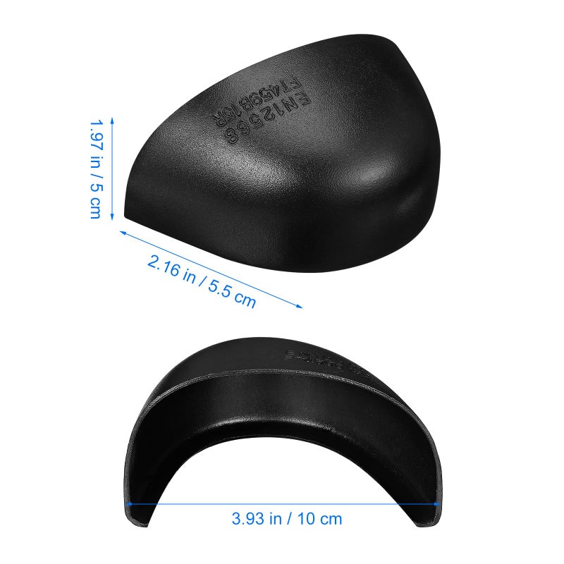 Veemoon 1 Pair Steel Toe Inserts Guard Cover Safety Work Boots Caps Anti-Smash Shoes Protectors Labor Protection Metatarsal Guard Supply, Universal Fit US Size Man 7, Women 8.5 (Fits China 36-46) - Image 2