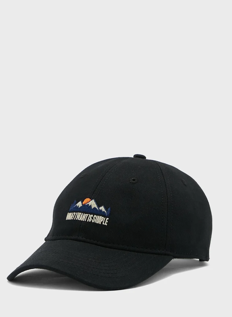 Seventy Five Slogan Curve Peak Cap