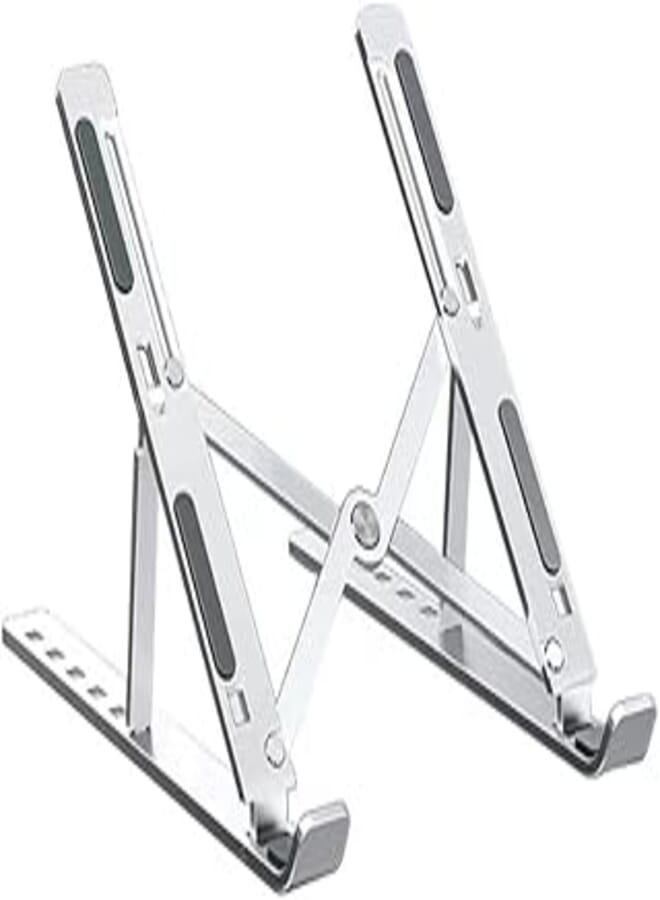 FASHION MANIA fashion mania 18 inch N3 aluminum alloy [silver] seven - laptop bracket Aluminum computer desktop support frame folding lift portable display cooling bracket