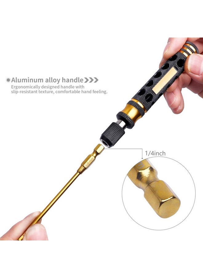 Hobbypark - HobbyPark 6 in 1 RC Hex Driver Screwdriver Set 1.5mm 2.0mm 2.5mm 3.0mm & Hex Nut Driver & Phillips Bit and Wheel Wrench for RC Car Hobby Tool Kit - Image 1