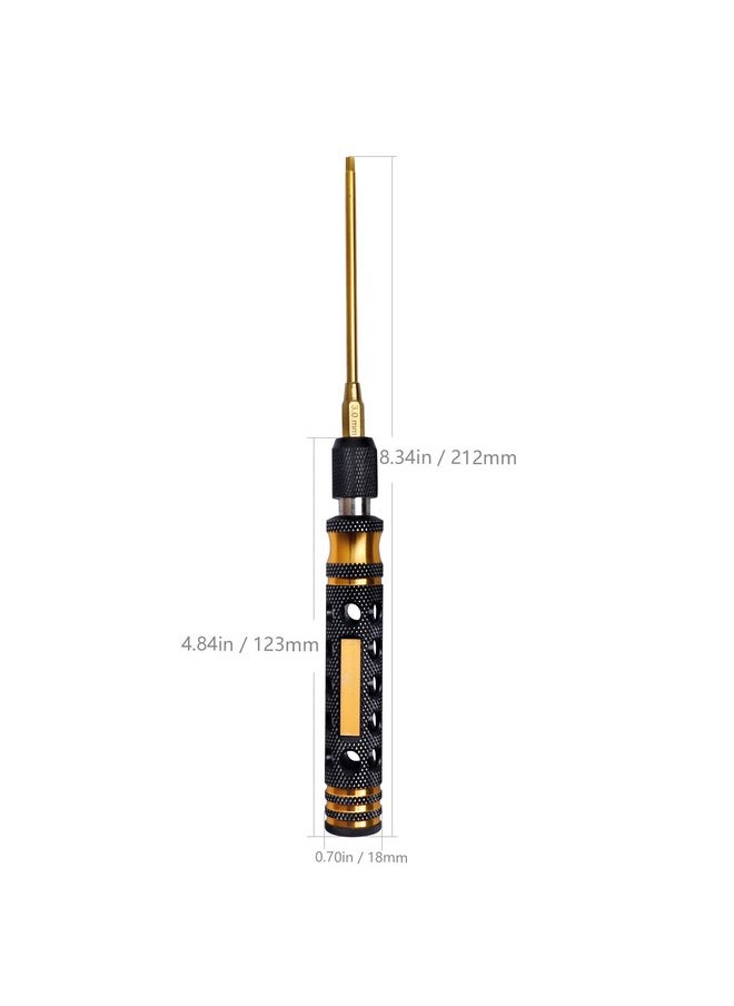 Hobbypark - HobbyPark 6 in 1 RC Hex Driver Screwdriver Set 1.5mm 2.0mm 2.5mm 3.0mm & Hex Nut Driver & Phillips Bit and Wheel Wrench for RC Car Hobby Tool Kit - Image 1