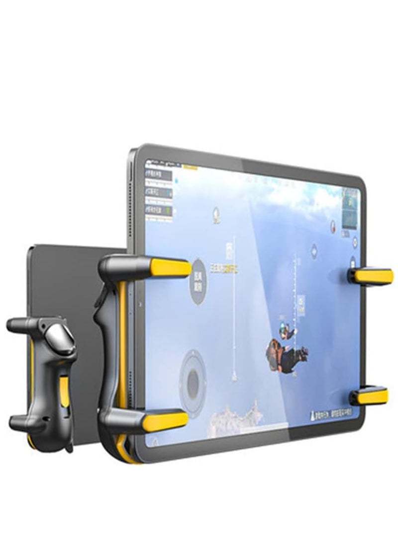 Beauenty - Ipads PUBGs Controller Six Finger Capacitance Adjustable Mobile Game Trigger Joystick L1R1 on Gamepad Grip Tablet Accessories - Image 1