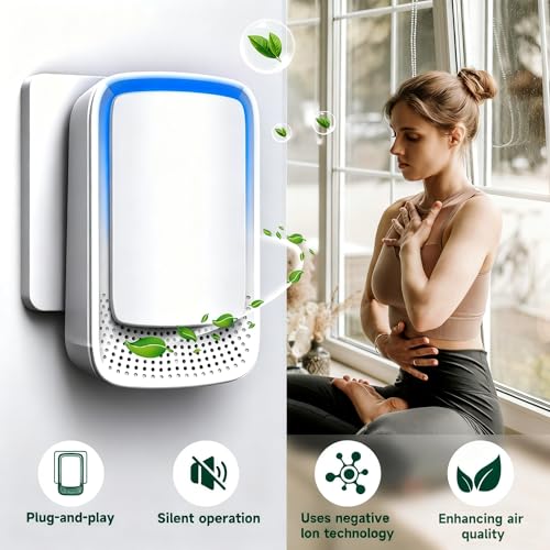 JOSTART Plug In Air Ionizer Purifier for Home (4 Pack), Negative Ion Generator, Quiet Air Freshener for Bedroom, Office, Kitchen, Portable Air Filter, Mini Air Cleaner - Image 2