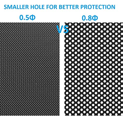 PANO-MOUNTS 120mm Fan Dust Filter Mesh 4.72inch Magnetic Frame PVC PC Computer Case Fan Dust Mesh Cover Grills Black 5-Pack - Image 3