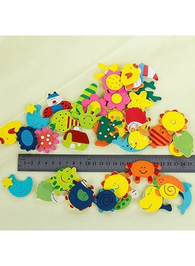 CraftDev Wooden Nature Theme Magnets - Set of 48, Multicolour - Image 2