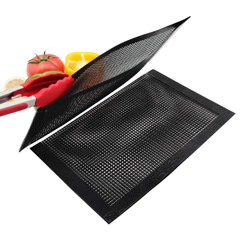 BLUE DROP Bluedrop Non Stick Mesh Bag For Grill PTFE Toaster Oven Bags Barbecue Pockets Sheets Pack of 2 - Image 5