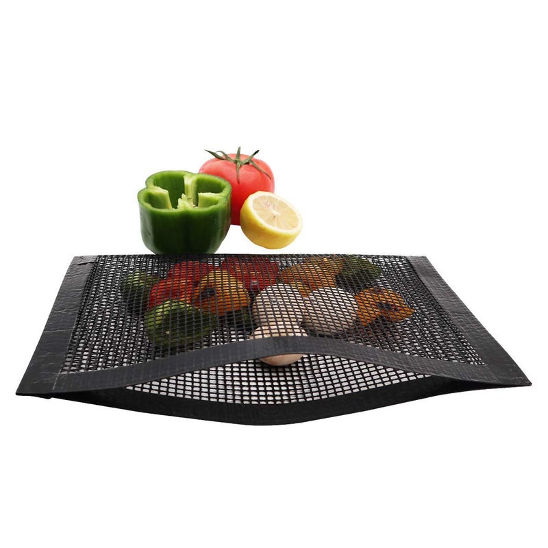 BLUE DROP Bluedrop Non Stick Mesh Bag For Grill PTFE Toaster Oven Bags Barbecue Pockets Sheets Pack of 2 - Image 4