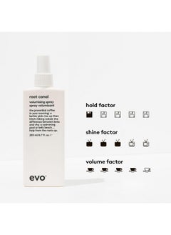 EVO EVO Root Canal Volumizing Spray - Texture Boost Supports Roots Natural Thickening Lightweight Hair Styling Spray - 200ml / 6.8fl.oz  - Image 2