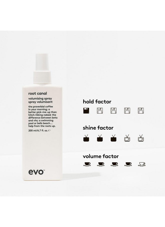 EVO EVO Root Canal Volumizing Spray - Texture Boost Supports Roots Natural Thickening Lightweight Hair Styling Spray - 200ml / 6.8fl.oz  - Image 2