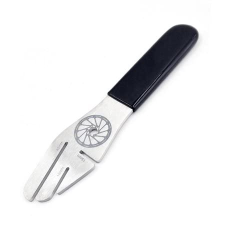 FASTPED Metal Bicycle Disc Brake Wrench Rotor Alignment Durable Truing Tool Disc Rotor Tool Bicycle Brake Disc Truing Tool, Bicycle Brake Discs Adjuster Flattening Correction Repair Tool Cycle Parts - Image 1