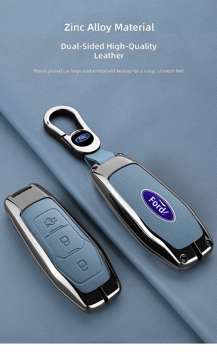 Ford Focus Car Key Cover - Universal Zinc Alloy Case for All Models - Image 5