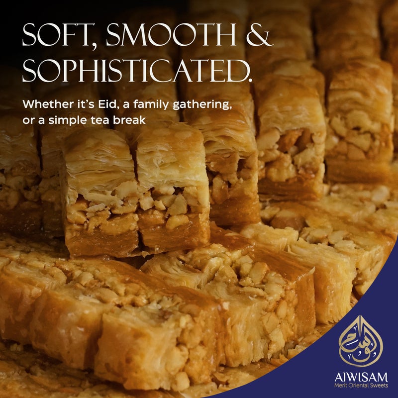 Al Wissam 100g Mixed Baklava -  Premium Arabic Sweets Gift Box for Eid, Diwali, and Special Occasions – Authentic Middle Eastern Dessert – Traditional Baklawa - Image 4