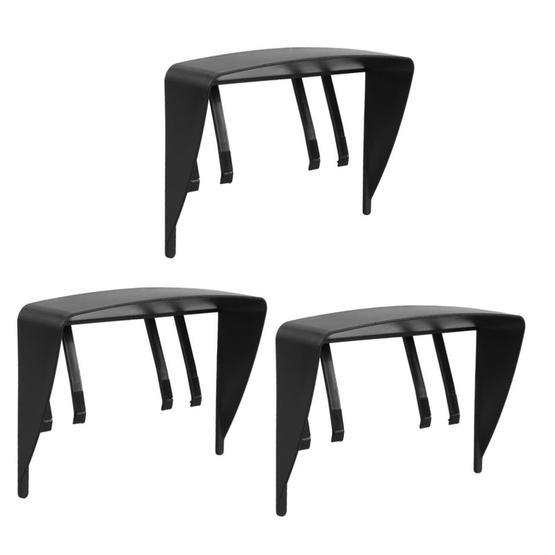 3pcs Portable Car Navigation Sunshade Sun Protector Fit for Screens Cars Phones Tablets - Image 2
