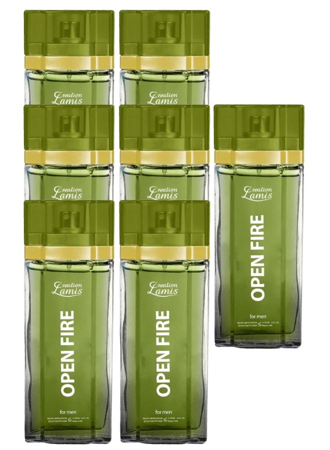 كرياشن لاميس 7 قطع عطر اوبن فاير 100مل - Image 1
