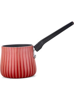 Bister Stripy Coffee Pot with Bakelite Turkish Coffee Warmer and Butter Melting Pot Made of Aluminum Size 7x6.5 cm  - Image 2