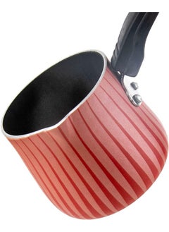 Bister Stripy Coffee Pot with Bakelite Turkish Coffee Warmer and Butter Melting Pot Made of Aluminum Size 7x6.5 cm  - Image 5