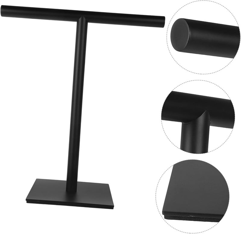 Stainless Steel Towel Holder Stand Shaped Hand Towel Rack for Bathroom Kitchen Compact Countertop Design Sturdy Base for Stability Rags - Image 4